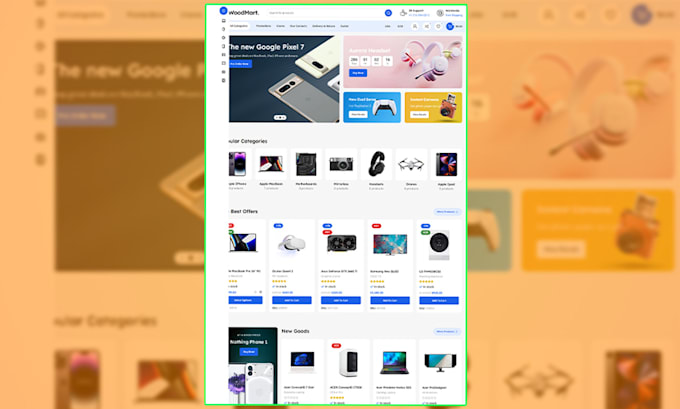 create ecommerce wordpress website and free logo for USA client