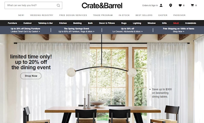 design bliss home decor website interior design shopify store dropshipping store