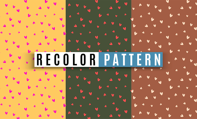 do professional seamless pattern creation for your brand