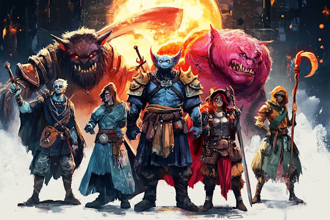 build a fantasy character for the dnd party