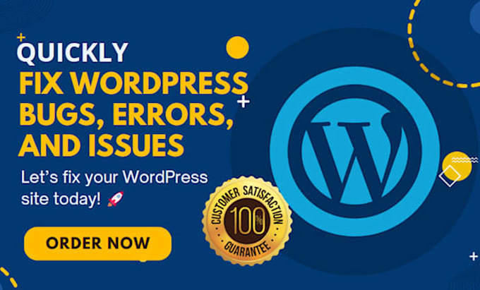fix wordpress bugs, errors, critical issues and website problems