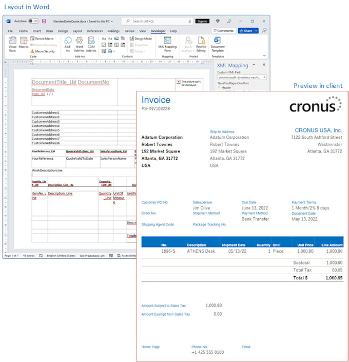 develop custom reports for microsoft dynamics 365 business central