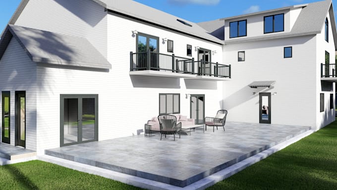 premium 3d architecture visualization and interior design