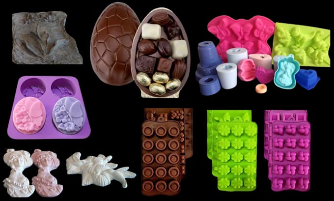 do 3d silicone mold, chocolate, 3d plastic mold, injection mold for 3d printing