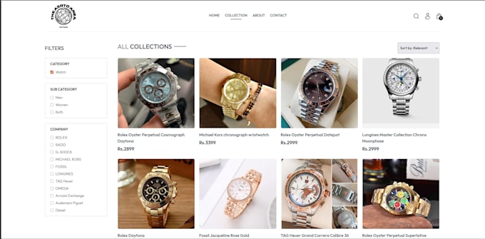 do website development or custom website development as full stack web developer