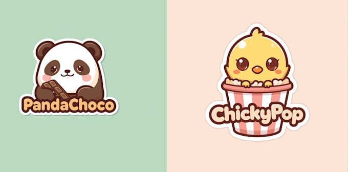 create kawaii japanese style logo for vtuber