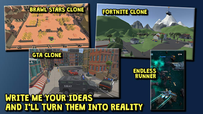 be your unity developer and build a custom 3d game or prototype