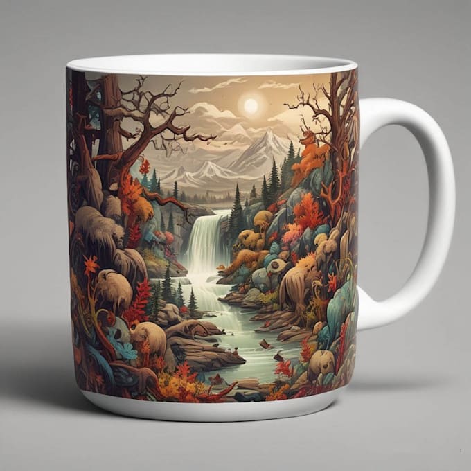 do custom coffee mug design or coffee mug designb