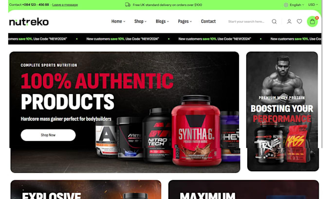 build peptide website nutraceutical supplement website peptide nootropic store