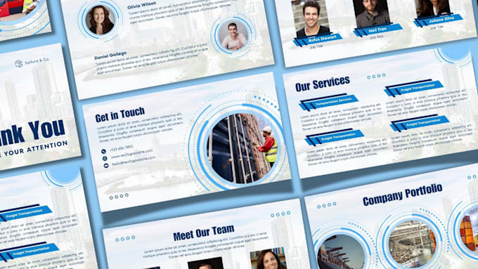 design powerpoint presentation slides, google slides and pitch deck