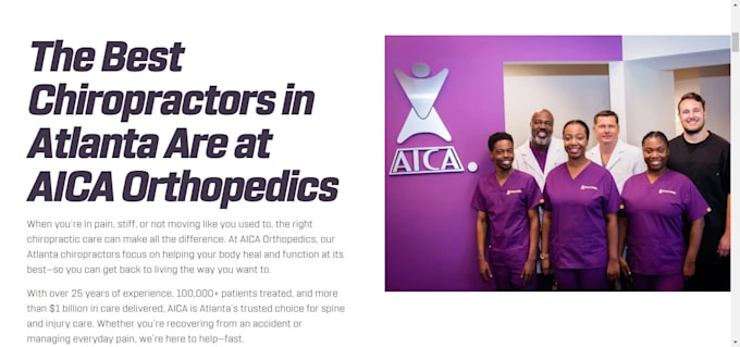 design a professional medical spa, aesthetics, or chiropractor wordpress website
