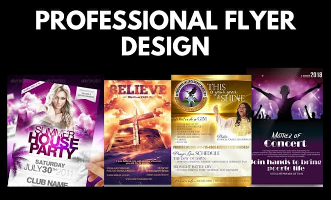 design church flyer, event flyer, brochure, youtube banner