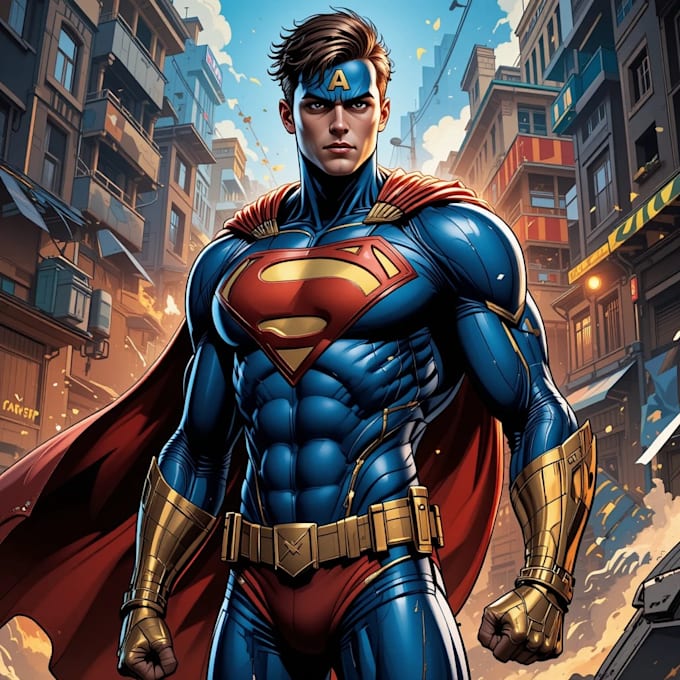 draw you a superhero character