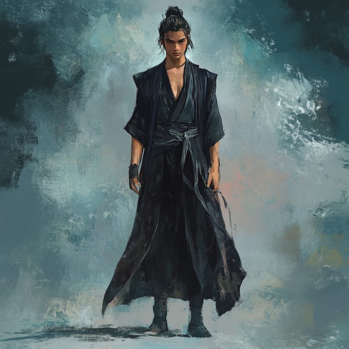 make artwork for fictional fantasy characters