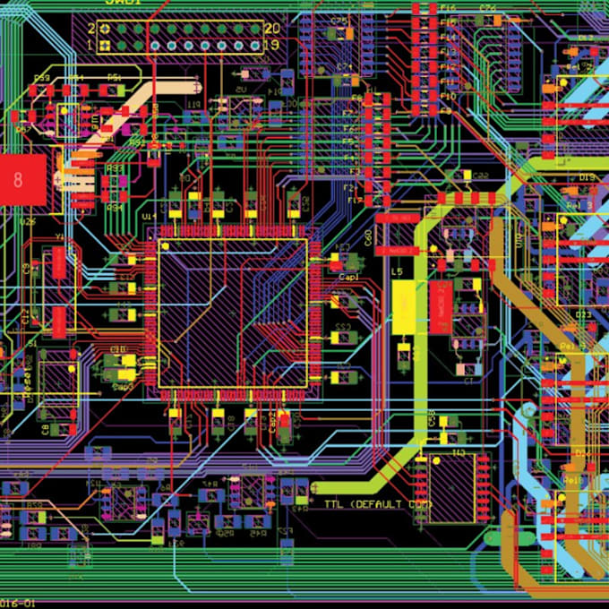 Design pcb boards or layout and circuit schematics in altium, kicad ...
