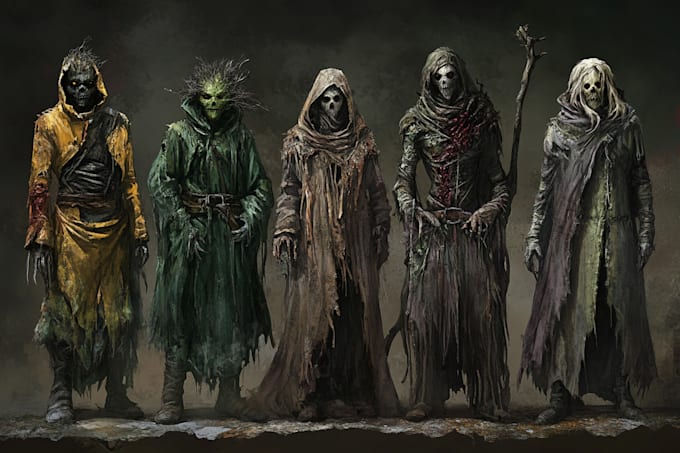 Create images for characters in horror and dark fantasy by Winsldwin ...