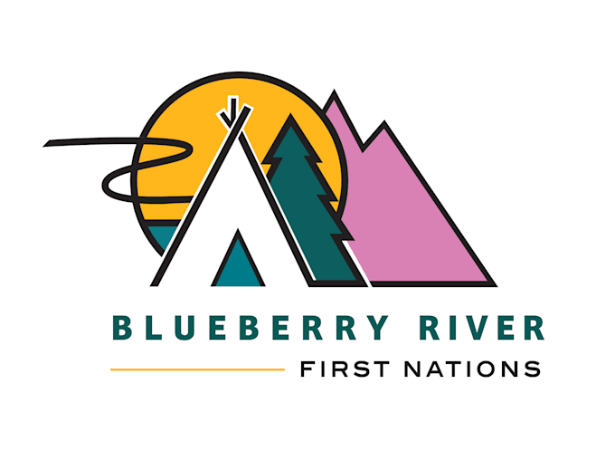 design vintage illustration, river logo