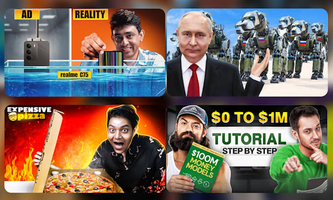 design custom thumbnails for youtube videos