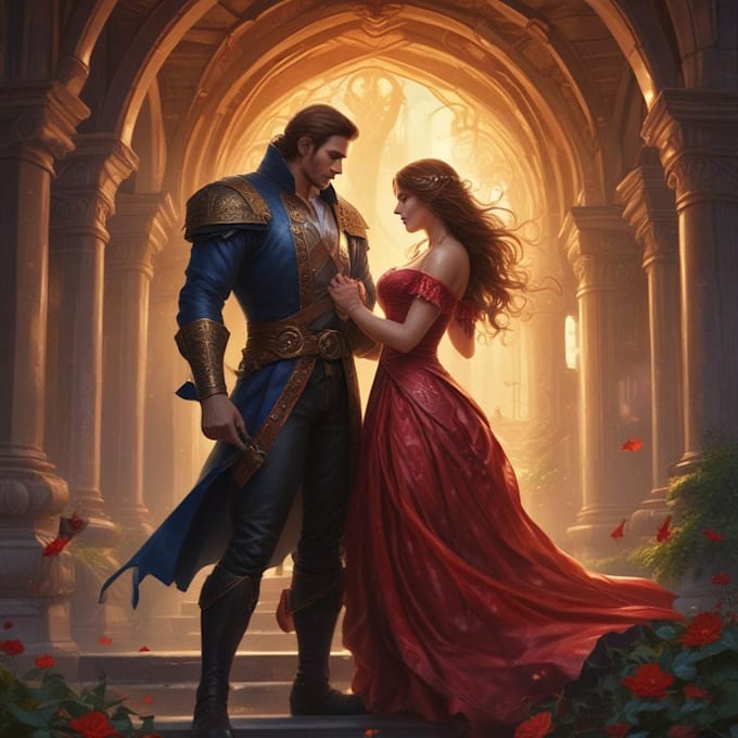 do illustrated romance book cover design