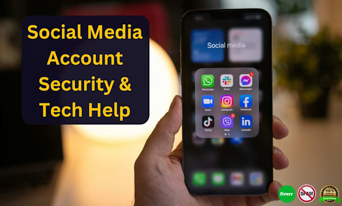help in social media account security, provide tech support