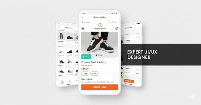 design a modern UI UX mobile app in figma