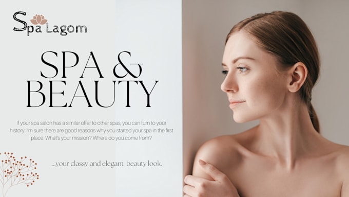 design a beauty salon, cosmetic, fashion, spa website