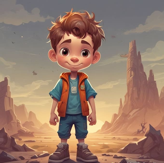 design unique cartoon character