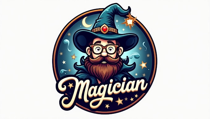 design high quality magician logo with express delivery
