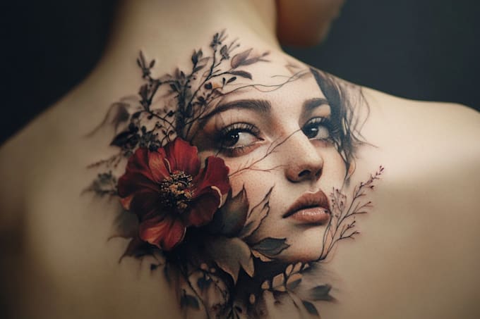 draw a realistic tattoo design for you