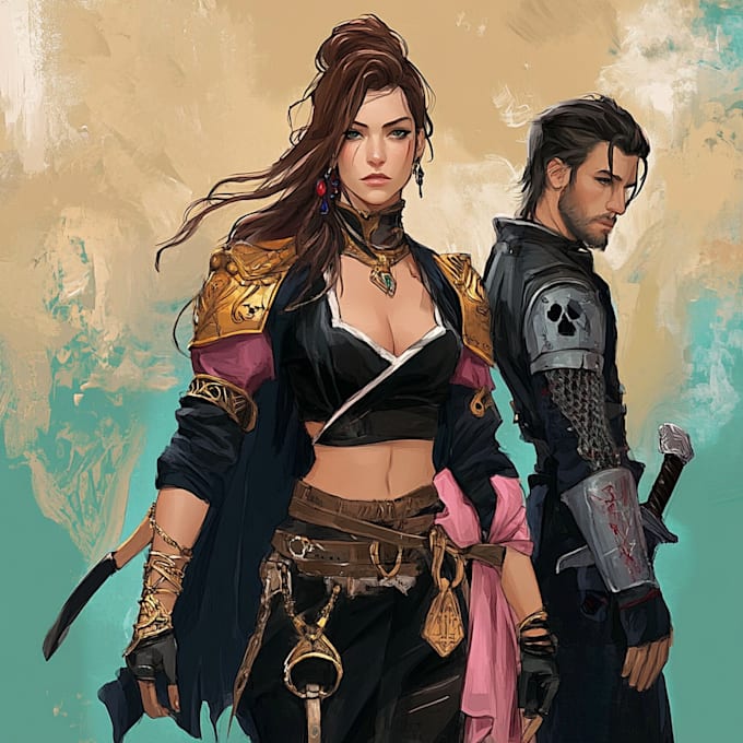Fansinating Characters Draw original fantasy characters, concept art, fanart by Madgerstisa ...