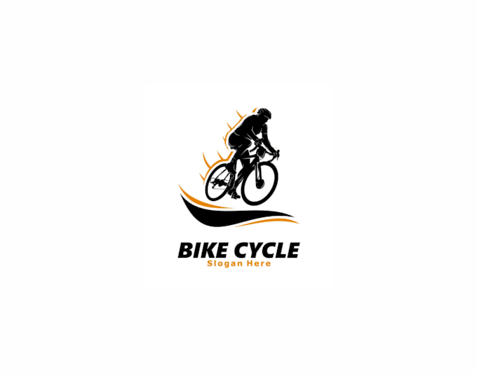 create high quality bicycle logo with a sporty and dynamic vibe