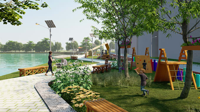create  photorealistic architectural 3d rendering