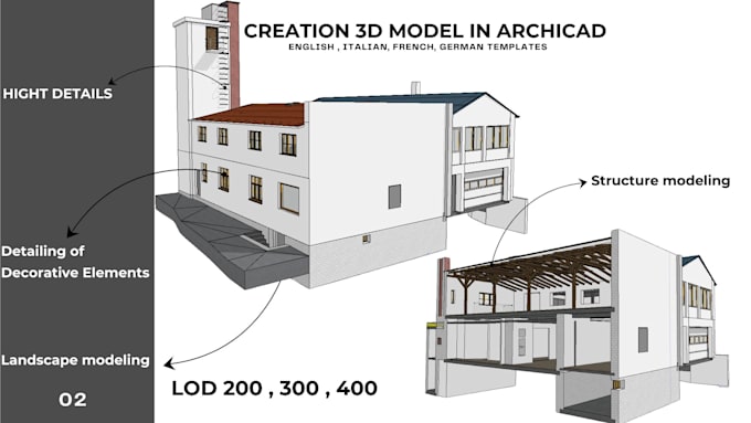 create 3d models from point cloud in archicad