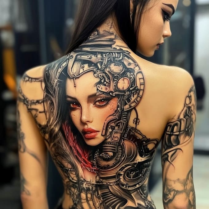 desing a unique realistic tattoo for you