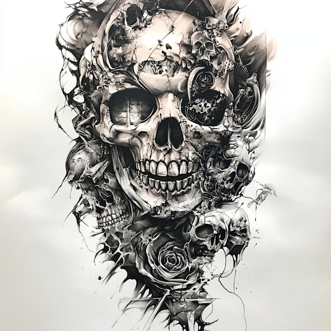desing a unique realistic tattoo for you