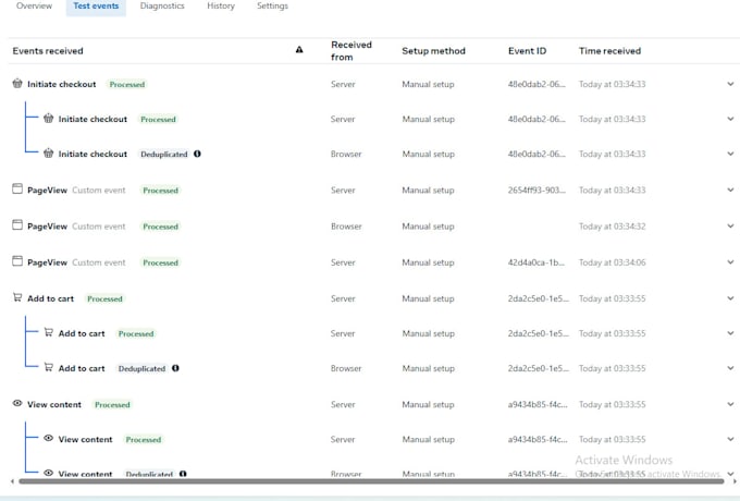 set up ga4 meta conversion API GTM ecommerce tracking