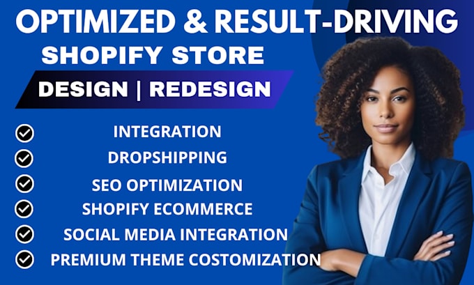 design shopify website, redesigned shopify store, shopify dropshipping store