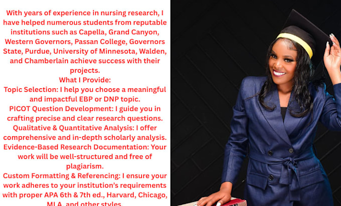 complete quality evidence based practice bsn,msn pmhnp dnp projects