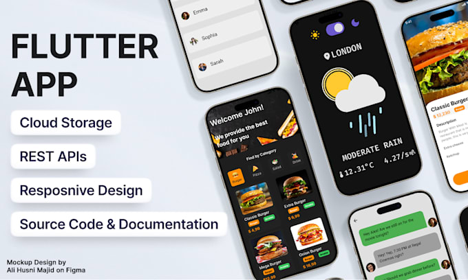 Develop flutter mobile app, build android app, ios app development by ...