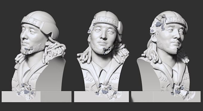 make a 3d sculpt for 3d printing