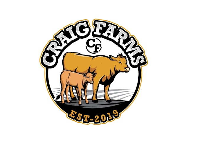 create awesome and gorgeous cow logo design