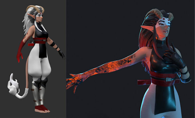 3d cartoon realistic anime pixel character for unreal engine unity game ...