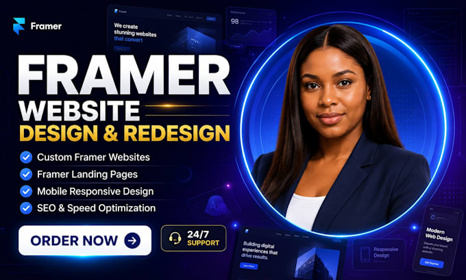 design framer website, develop framer website, framer website design, framer
