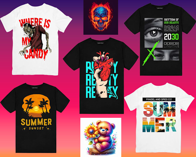 create cute, unique t shirts designs
