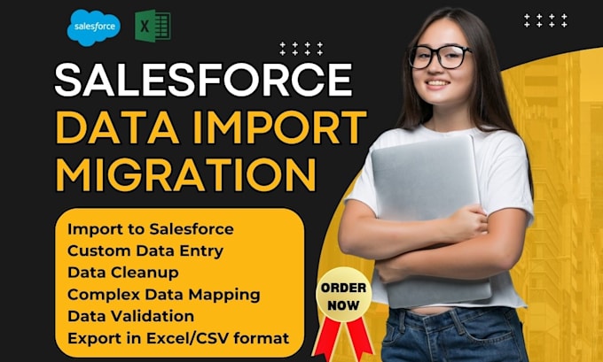 do salesforce data import migration export excel hubspot pipedrive data entry