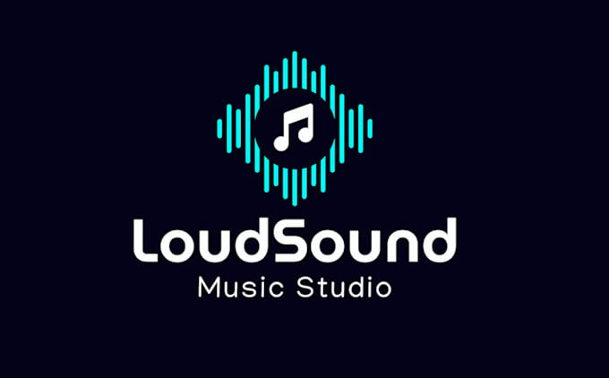 draw creative music studio logo with express delivery