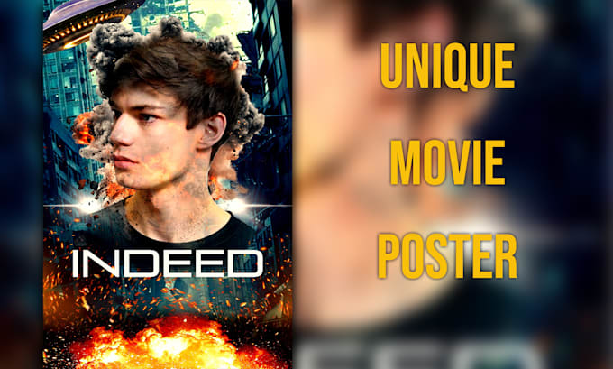 create unique movie poster for you