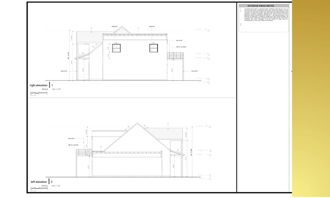 Adu deck floor plan mep hvac blueprint architecture for city permit by ...