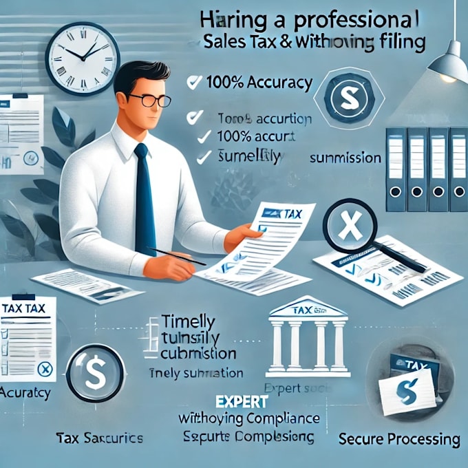 provide sales and withholding tax services on iris