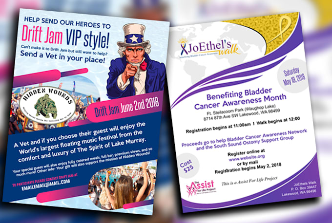 design creative flyer and poster